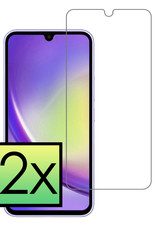 NoXx Screenprotector Geschikt voor Samsung A34 Screenprotector Tempered Glass Gehard Glas Beschermglas - 2x