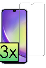 NoXx Screenprotector Geschikt voor Samsung A34 Screenprotector Tempered Glass Gehard Glas Beschermglas - 3x