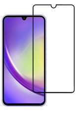 NoXx Screenprotector Geschikt voor Samsung A34 Screenprotector Tempered Glass Gehard Glas Full Cover