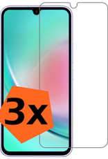 Nomfy Screenprotector Geschikt voor Samsung A34 Screenprotector Bescherm Glas Tempered Glass - Screenprotector Geschikt voor Samsung Galaxy A34 Screen Protector - 3 PACK