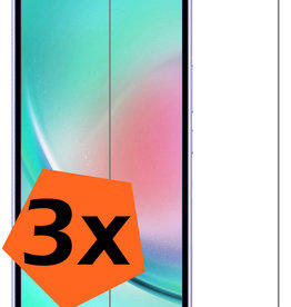 Nomfy Nomfy Samsung Galaxy A34 Screenprotector Glas - 3 PACK