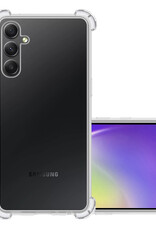 NoXx Hoes Geschikt voor Samsung A34 Hoesje Siliconen Cover Shock Proof Back Case Shockproof Hoes - Transparant
