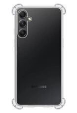 NoXx Hoes Geschikt voor Samsung A34 Hoesje Siliconen Cover Shock Proof Back Case Shockproof Hoes - Transparant - 2x