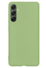 Samsung Galaxy A34 Hoesje Back Cover Siliconen Case Hoes - Groen