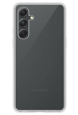 NoXx Hoes Geschikt voor Samsung A34 Hoesje Cover Siliconen Back Case Hoes - Transparant
