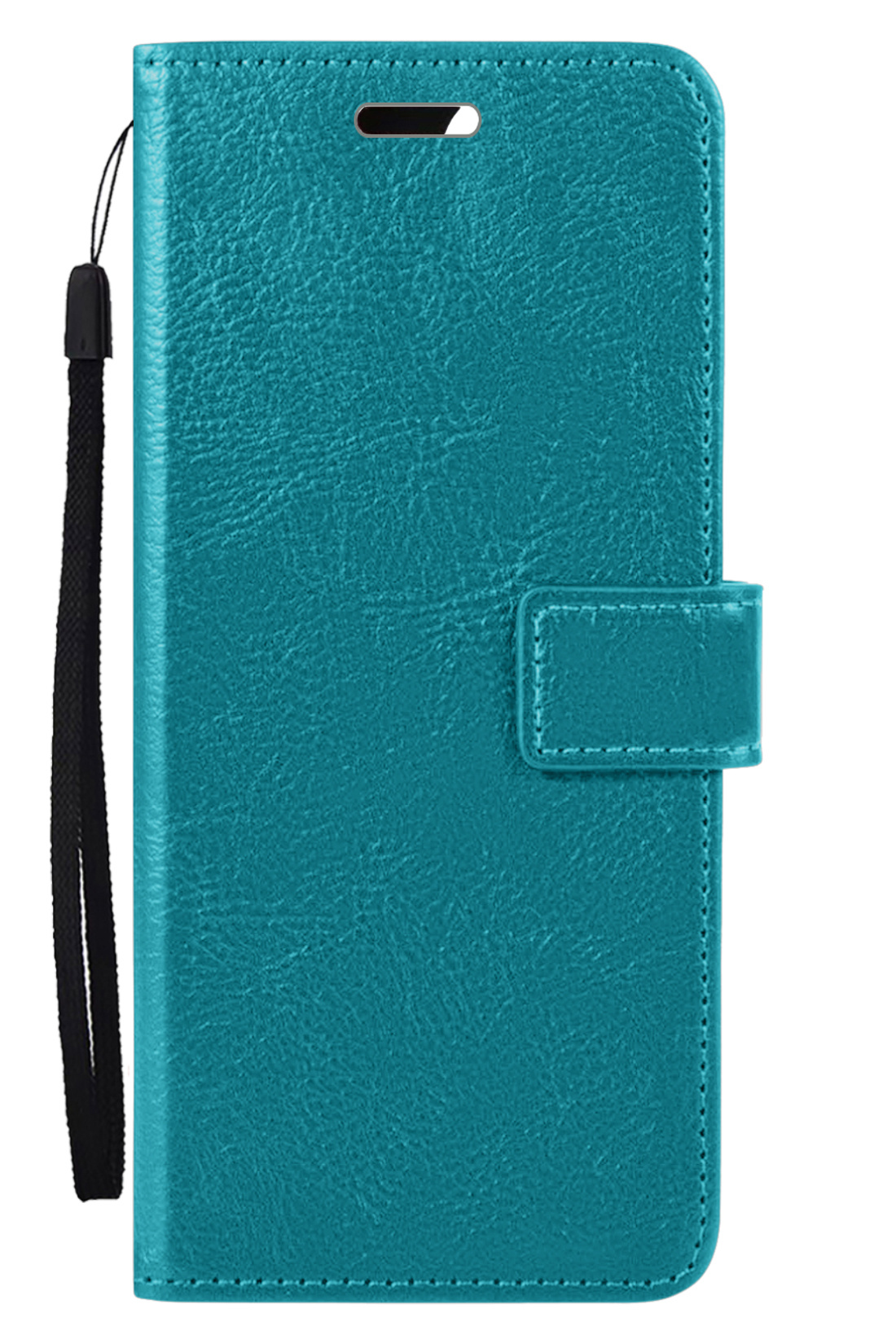 Nomfy Hoesje Geschikt voor Samsung A34 Hoes Bookcase Flipcase Book Cover - Hoes Geschikt voor Samsung Galaxy A34 Hoesje Book Case - Turquoise