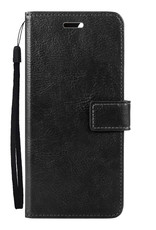 Nomfy Hoesje Geschikt voor Samsung A34 Hoes Bookcase Flipcase Book Cover - Hoes Geschikt voor Samsung Galaxy A34 Hoesje Book Case - Zwart