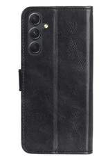 Hoesje Geschikt voor Samsung A34 Hoes Bookcase Flipcase Book Cover - Hoes Geschikt voor Samsung Galaxy A34 Hoesje Book Case - Zwart