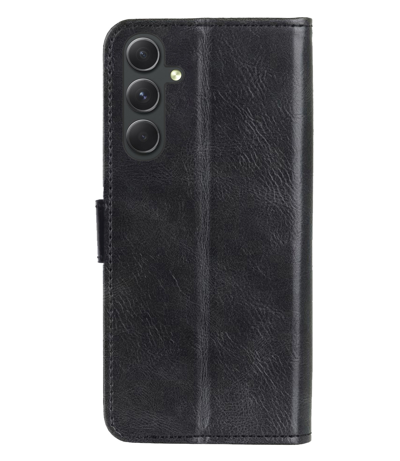 Nomfy Hoesje Geschikt voor Samsung A34 Hoes Bookcase Flipcase Book Cover - Hoes Geschikt voor Samsung Galaxy A34 Hoesje Book Case - Zwart
