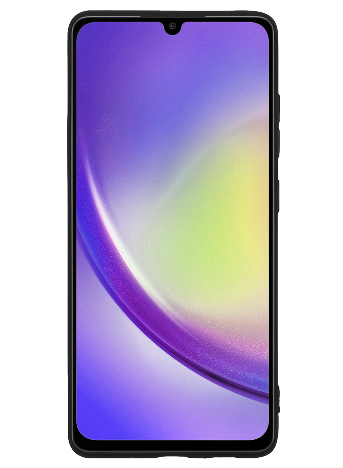 NoXx Hoes Geschikt voor Samsung A34 Hoesje Cover Siliconen Back Case Hoes - Zwart - 2x