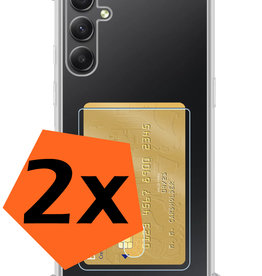 Nomfy Nomfy Samsung Galaxy A34 Hoesje Pashouder - 2 PACK