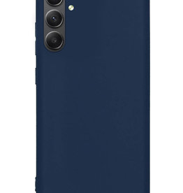 Nomfy Nomfy Samsung Galaxy A34 Hoesje Siliconen - Donkerblauw