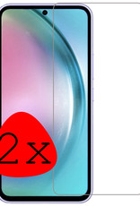BASEY. Screenprotector Geschikt voor Samsung A54 Screenprotector Tempered Glass - Screenprotector Geschikt voor Samsung Galaxy A54 Beschermglas Screen Protector Glas - 2 Stuks