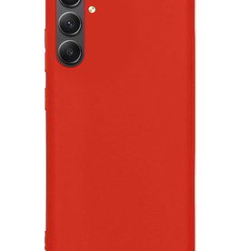Nomfy Nomfy Samsung Galaxy A34 Hoesje Siliconen - Rood