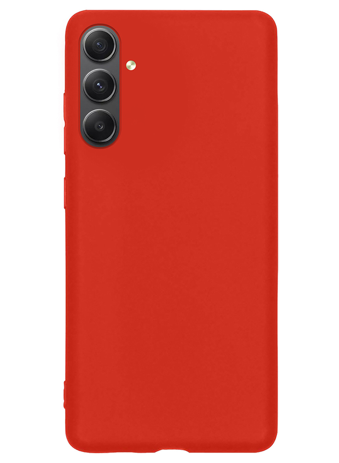 Nomfy Hoesje Geschikt voor Samsung A34 Hoesje Siliconen Cover Case - Hoes Geschikt voor Samsung Galaxy A34 Hoes Back Case - Rood