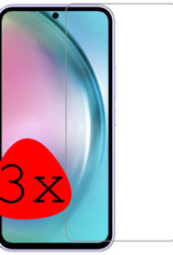 BASEY. Screenprotector Geschikt voor Samsung A54 Screenprotector Tempered Glass - Screenprotector Geschikt voor Samsung Galaxy A54 Beschermglas Screen Protector Glas - 3 Stuks