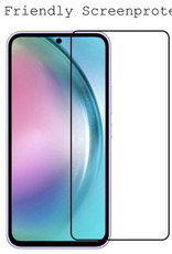 BASEY. Screenprotector Geschikt voor Samsung A54 Screenprotector Beschermglas Full Cover - Screenprotector Geschikt voor Samsung Galaxy A54 Screen Protector Full Cover