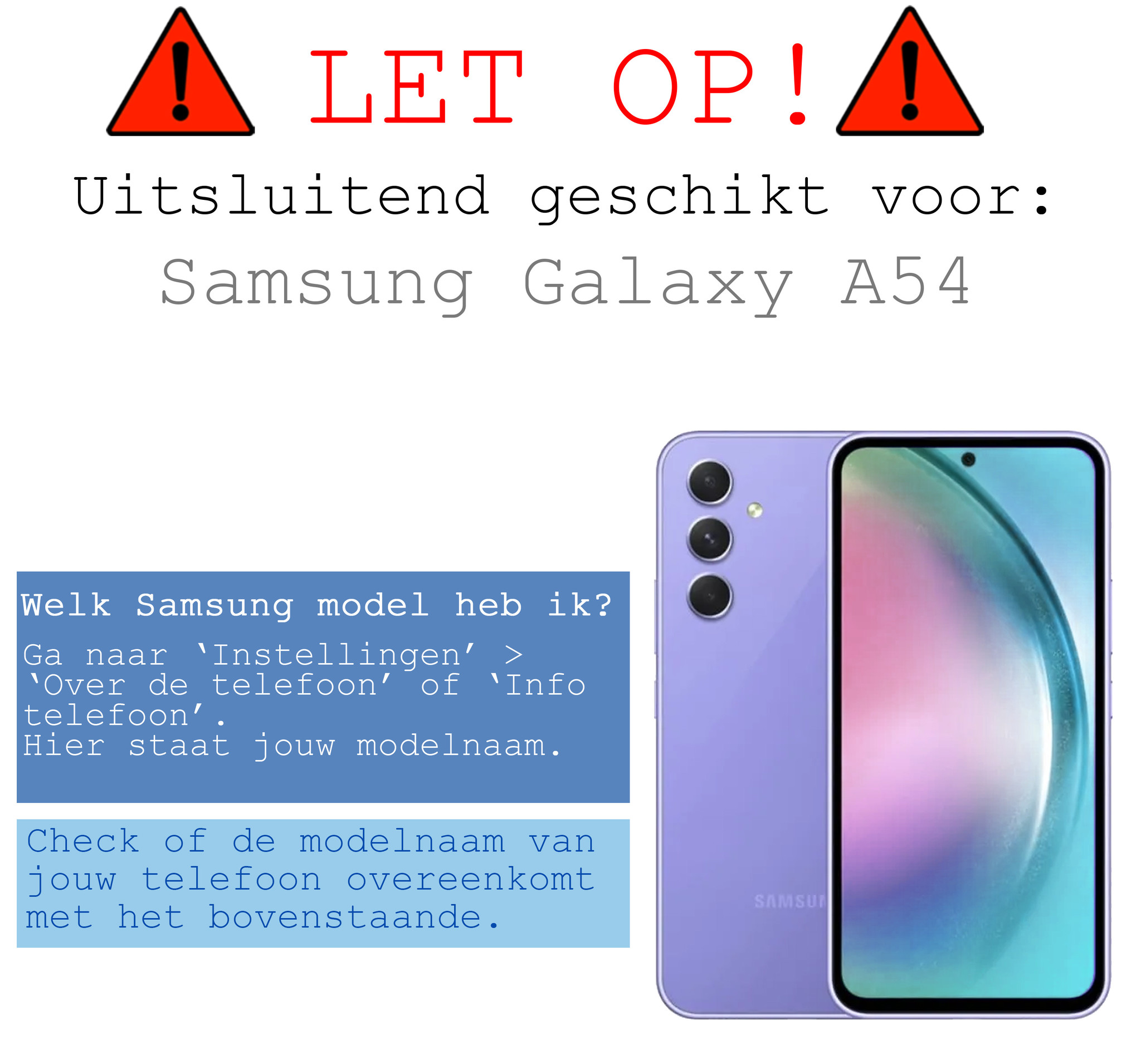 BASEY. Hoes Geschikt voor Samsung A54 Hoesje Bookcase Hoes Flip Case Book Cover - Hoesje Geschikt voor Samsung Galaxy A54 Hoes Book Case Hoesje - Bruin