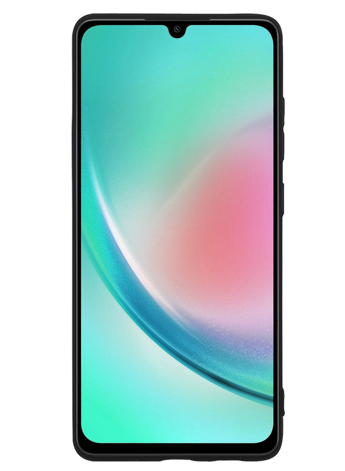 Nomfy Hoesje Geschikt voor Samsung A34 Hoesje Siliconen Cover Case - Hoes Geschikt voor Samsung Galaxy A34 Hoes Back Case - 2-PACK - Zwart