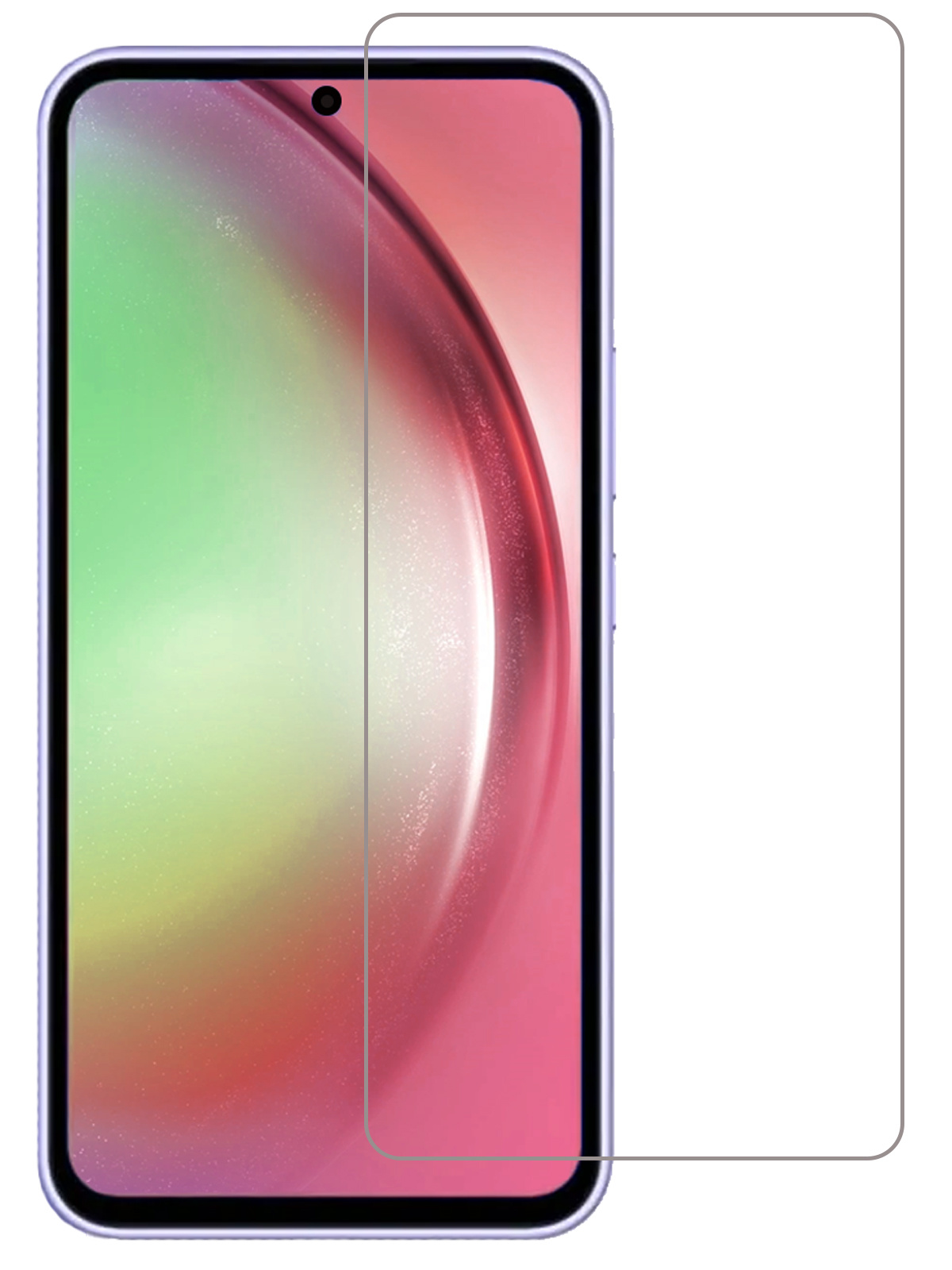 NoXx Screenprotector Geschikt voor Samsung A54 Screenprotector Tempered Glass Gehard Glas Beschermglas