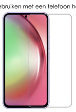 NoXx Screenprotector Geschikt voor Samsung A54 Screenprotector Tempered Glass Gehard Glas Beschermglas - 2x