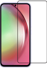 NoXx Screenprotector Geschikt voor Samsung A54 Screenprotector Tempered Glass Gehard Glas Full Cover