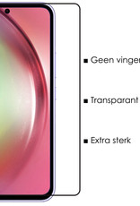 NoXx Screenprotector Geschikt voor Samsung A54 Screenprotector Tempered Glass Gehard Glas Full Cover - 2x