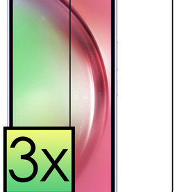 NoXx NoXx Samsung Galaxy A54 Screenprotector Glas Full Cover - 3 PACK