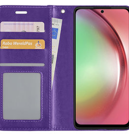 NoXx NoXx Samsung Galaxy A54 Hoesje Bookcase - Paars