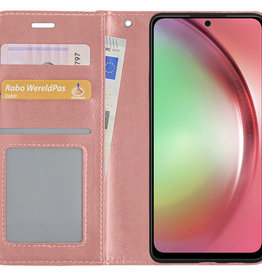 NoXx NoXx Samsung Galaxy A54 Hoesje Bookcase - Rose Goud