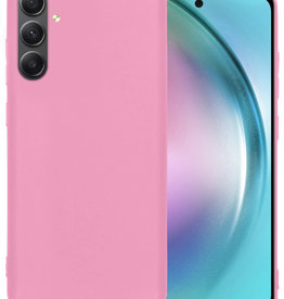 BASEY. BASEY. Samsung Galaxy A54 Hoesje Siliconen - Lichtroze