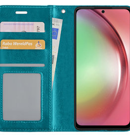 NoXx NoXx Samsung Galaxy A54 Hoesje Bookcase - Turquoise