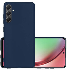 NoXx NoXx Samsung Galaxy A54 Hoesje Siliconen - Donkerblauw