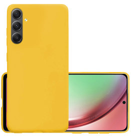 NoXx NoXx Samsung Galaxy A54 Hoesje Siliconen - Geel