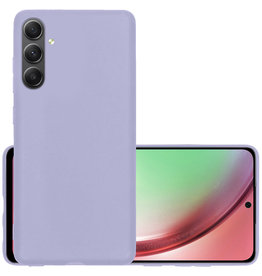 NoXx NoXx Samsung Galaxy A54 Hoesje Siliconen - Lila