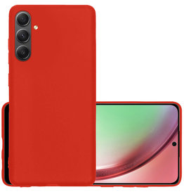NoXx NoXx Samsung Galaxy A54 Hoesje Siliconen - Rood