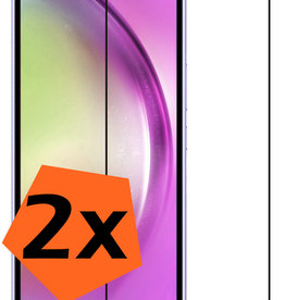 Nomfy Nomfy Samsung Galaxy A54 Screenprotector Glas Full Cover - 2 PACK