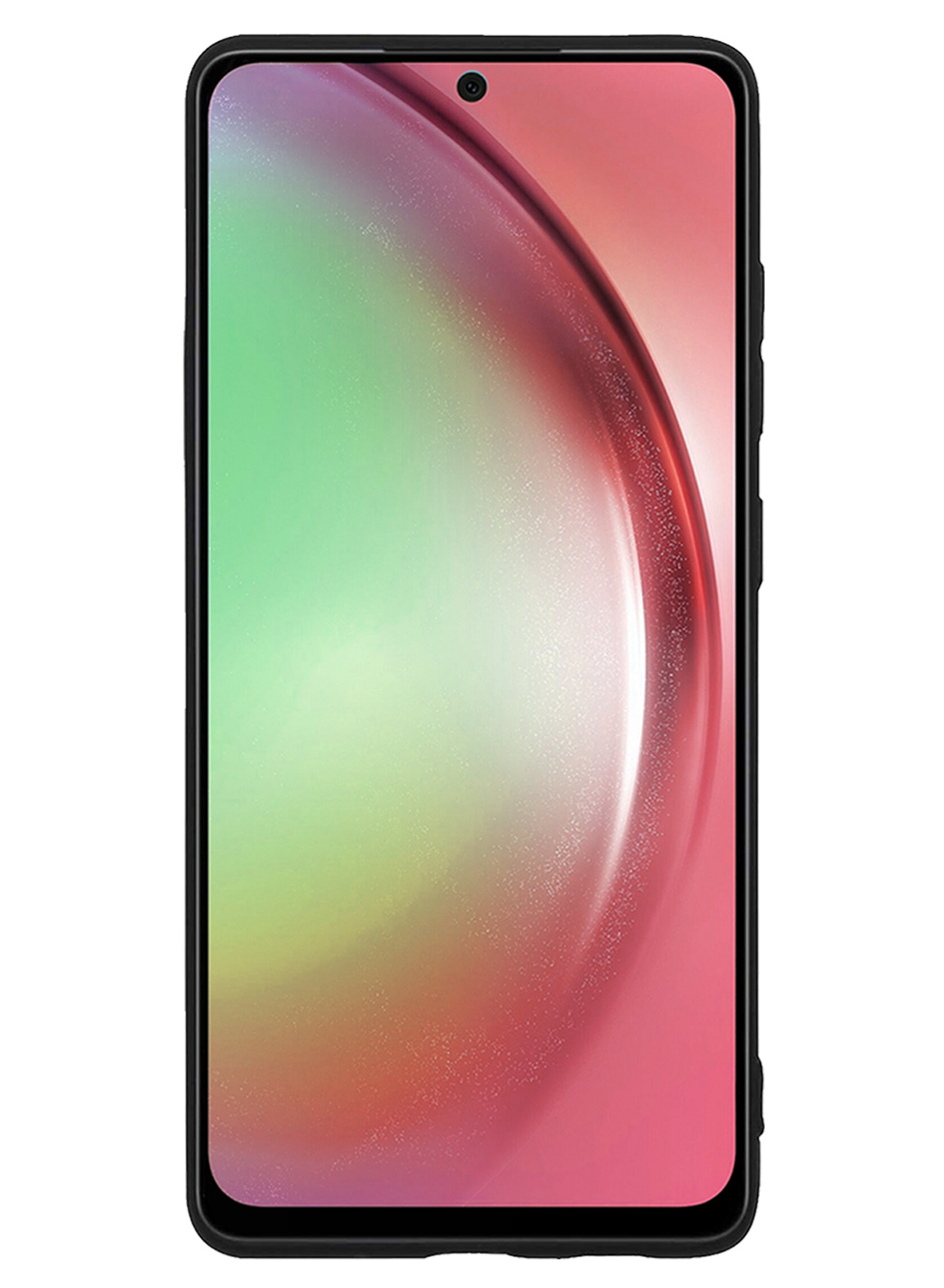 NoXx Hoes Geschikt voor Samsung A54 Hoesje Cover Siliconen Back Case Hoes - Zwart - 2x