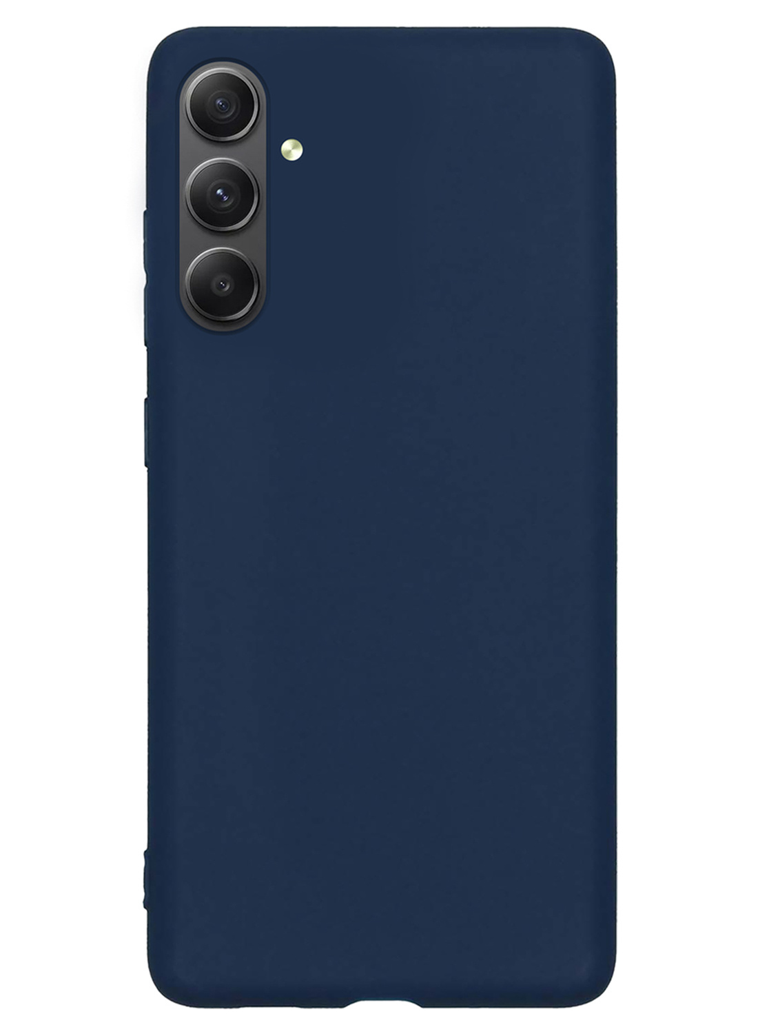 Hoesje Geschikt voor Samsung A54 Hoesje Siliconen Cover Case - Hoes Geschikt voor Samsung Galaxy A54 Hoes Back Case - Donkerblauw