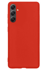 Nomfy Hoesje Geschikt voor Samsung A54 Hoesje Siliconen Cover Case - Hoes Geschikt voor Samsung Galaxy A54 Hoes Back Case - Rood