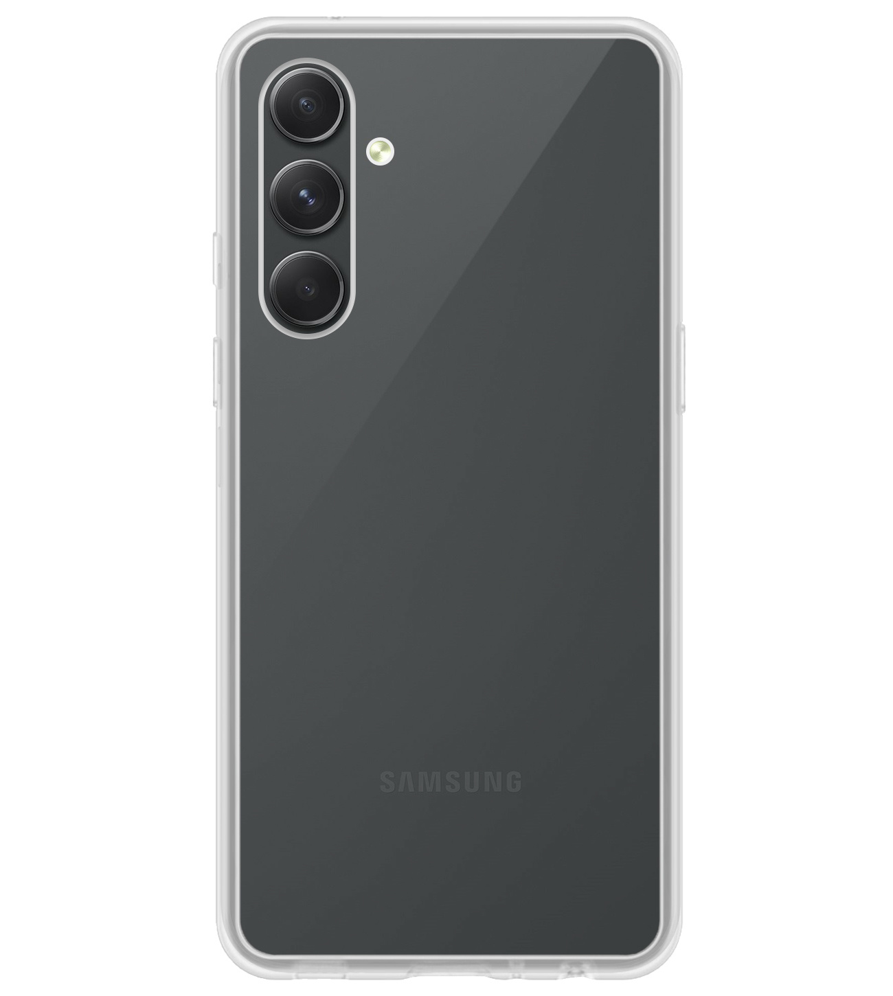 Nomfy Hoesje Geschikt voor Samsung A54 Hoesje Siliconen Cover Case - Hoes Geschikt voor Samsung Galaxy A54 Hoes Back Case - Transparant