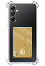 BASEY. Hoes Geschikt voor Samsung A34 Hoesje Shock Proof Case Hoes Met 2x Screenprotector - Hoesje Geschikt voor Samsung Galaxy A34 Hoes Cover Shockproof - Transparant