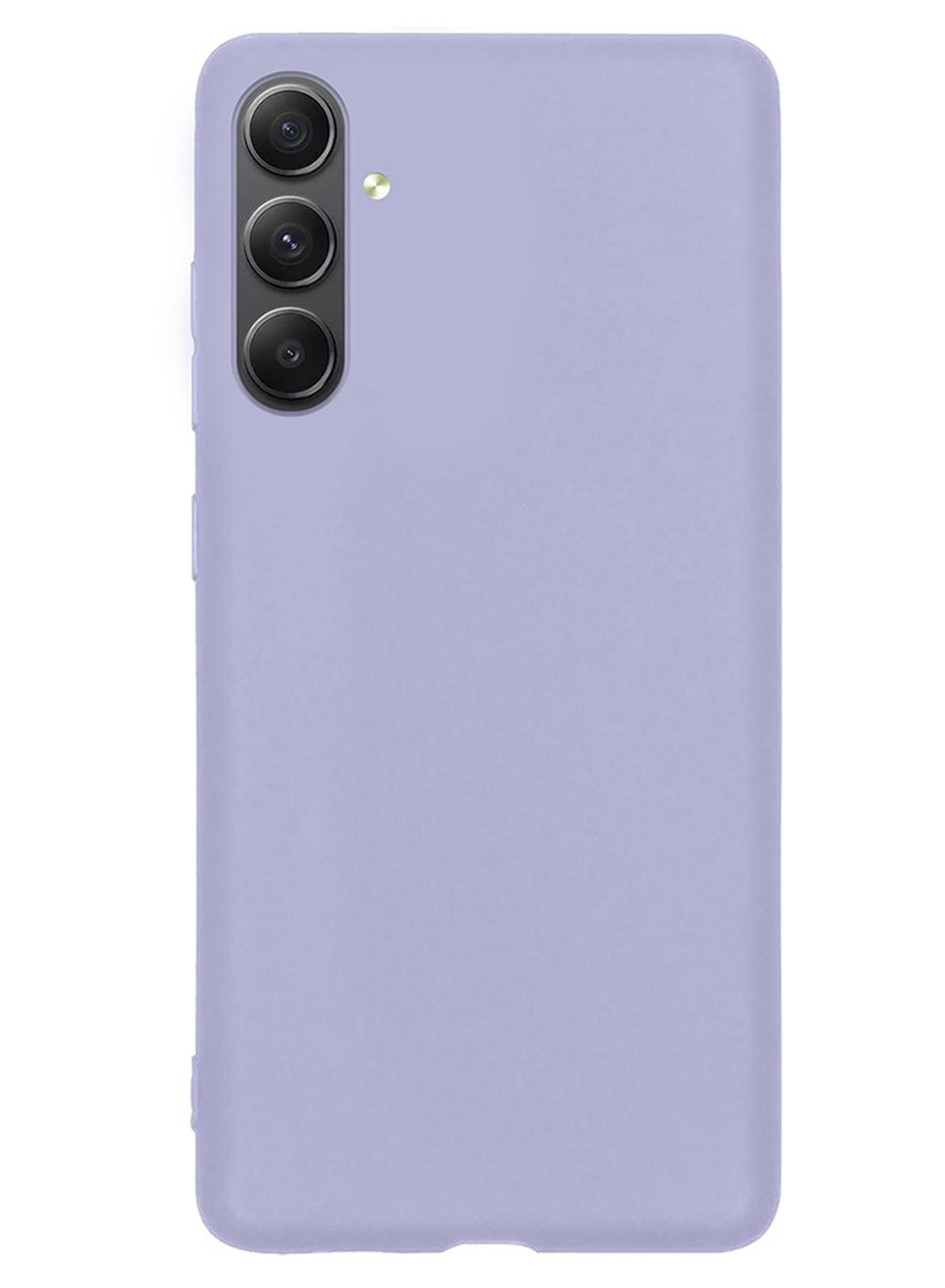 NoXx Hoes Geschikt voor Samsung A34 Hoesje Cover Siliconen Back Case Hoes Met Screenprotector - Lila