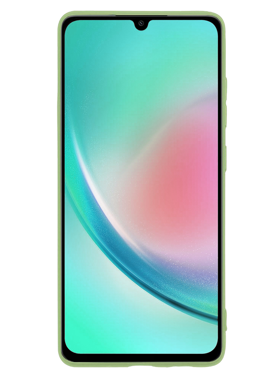 Nomfy Hoesje Geschikt voor Samsung A34 Hoesje Siliconen Cover Case Met Screenprotector - Hoes Geschikt voor Samsung Galaxy A34 Hoes Back Case - Lila