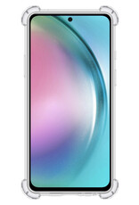 BASEY. Hoes Geschikt voor Samsung A54 Hoesje Shock Proof Case Hoes Met 2x Screenprotector - Hoesje Geschikt voor Samsung Galaxy A54 Hoes Cover Shockproof - Transparant