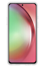 NoXx Hoes Geschikt voor Samsung A54 Hoesje Cover Siliconen Back Case Hoes Met 2x Screenprotector - Transparant