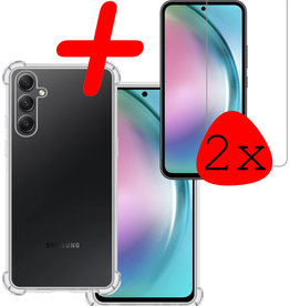 BASEY. BASEY. Samsung Galaxy A54 Hoesje Shockproof Met 2x Screenprotector