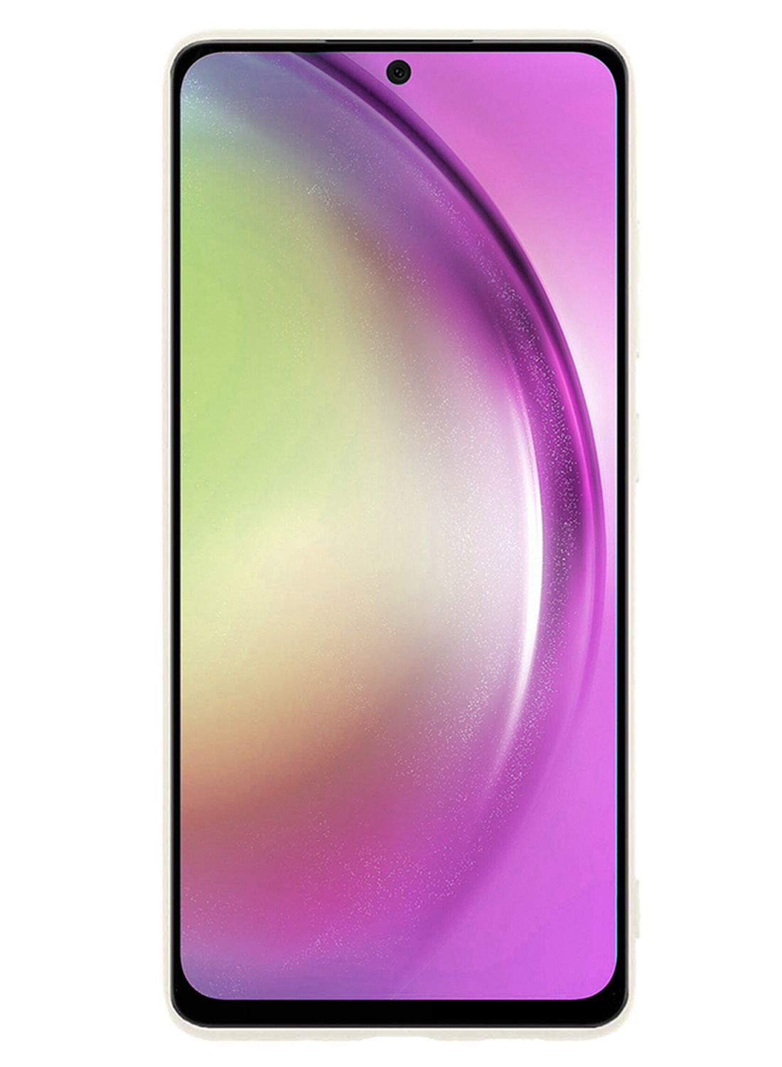 Nomfy Hoesje Geschikt voor Samsung A54 Hoesje Siliconen Cover Case Met 2x Screenprotector - Hoes Geschikt voor Samsung Galaxy A54 Hoes Back Case - Wit