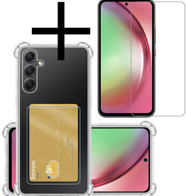 NoXx NoXx Samsung Galaxy A54 Hoesje Pashouder Met Screenprotector