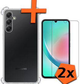 Nomfy Nomfy Samsung Galaxy A34 Hoesje Shockproof Met 2x Screenprotector
